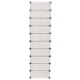 Stackable shoe rack with 10 white compartments by vidaXL, Shoe racks and shoe organizers - Ref: Foro24-244919, Price: 55,35 €...