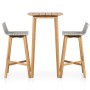 Bar table and chairs set 3 pieces solid acacia wood by vidaXL, Garden sets - Ref: Foro24-44220, Price: 185,21 €, Discount: %