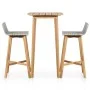 Bar table and chairs set 3 pieces solid acacia wood by vidaXL, Garden sets - Ref: Foro24-44220, Price: 183,01 €, Discount: %