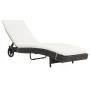 Loungers with wheels and cushions 2 units brown synthetic rattan by , Loungers - Ref: Foro24-3078464, Price: 332,79 €, Discou...