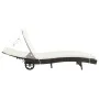 Loungers with wheels and cushions 2 units brown synthetic rattan by , Loungers - Ref: Foro24-3078464, Price: 332,79 €, Discou...