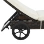Liegen mit Rädern und Kissen 2 Einheiten braunes synthetisches Rattan von , Liegen - Ref: Foro24-3078464, Preis: 345,04 €, Ra...