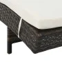Loungers with wheels and cushions 2 units brown synthetic rattan by , Loungers - Ref: Foro24-3078464, Price: 332,79 €, Discou...