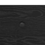 Armario de Noche con cajón 2 pcs Roble Negro 35 x 30 x 51 cm