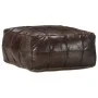 Puf marrón oscuro 60x60x30 cm cuero auténtico de cabra de , Otomanas - Ref: Foro24-248133, Precio: 157,84 €, Descuento: %