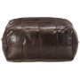 Puf marrón oscuro 60x60x30 cm cuero auténtico de cabra by , Ottomans - Ref: Foro24-248133, Price: 161,14 €, Discount: %
