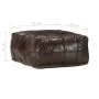 Puf marrón oscuro 60x60x30 cm cuero auténtico de cabra de , Otomanas - Ref: Foro24-248133, Precio: 157,84 €, Descuento: %