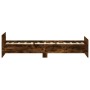 Smoked oak engineered wood bed frame 90x190 cm by , Beds and slatted bases - Ref: Foro24-835943, Price: 71,47 €, Discount: %