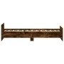 Smoked oak engineered wood bed frame 90x190 cm by , Beds and slatted bases - Ref: Foro24-835943, Price: 72,08 €, Discount: %