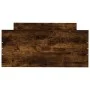 Smoked oak plywood bed frame 90x200 cm by , Beds and slatted bases - Ref: Foro24-835929, Price: 78,76 €, Discount: %