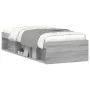 Sonoma-grauer Bettrahmen 75x190 cm von , Betten und Lattenroste - Ref: Foro24-3203850, Preis: 108,55 €, Rabatt: %