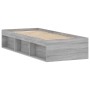 Sonoma gray bed frame 75x190 cm by , Beds and slatted bases - Ref: Foro24-3203850, Price: 108,55 €, Discount: %