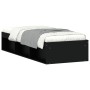 Estructura de cama negra 75x190 cm de , Camas y somieres - Ref: Foro24-3203846, Precio: 111,78 €