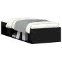 Estructura de cama negra 75x190 cm de , Camas y somieres - Ref: Foro24-3203846, Precio: 111,78 €