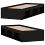 Estructura de cama negra 75x190 cm de , Camas y somieres - Ref: Foro24-3203846, Precio: 111,78 €