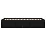 Estructura de cama negra 90x200 cm de , Camas y somieres - Ref: Foro24-3203825, Precio: 119,84 €, Descuento: %