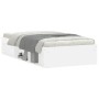 White bed frame 90x190 cm by , Beds and slatted bases - Ref: Foro24-3203838, Price: 129,59 €, Discount: %