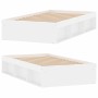 Weißer Bettrahmen 90x190 cm von , Betten und Lattenroste - Ref: Foro24-3203838, Preis: 129,59 €, Rabatt: %