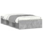 Betongrauer Bettrahmen 90x200 cm von , Betten und Lattenroste - Ref: Foro24-3203827, Preis: 145,16 €, Rabatt: %