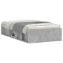 Betongrauer Bettrahmen 90x200 cm von , Betten und Lattenroste - Ref: Foro24-3203827, Preis: 145,16 €, Rabatt: %