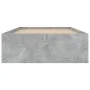 Estructura de cama gris hormigón 90x200 cm de , Camas y somieres - Ref: Foro24-3203827, Precio: 142,71 €, Descuento: %