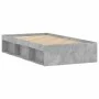 Estructura de cama gris hormigón 90x200 cm de , Camas y somieres - Ref: Foro24-3203827, Precio: 142,71 €, Descuento: %