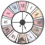 Vintage wall clock quartz movement 60 cm XXL by vidaXL, Wall clocks - Ref: Foro24-50647, Price: 58,38 €, Discount: %