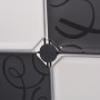 Armario cubo organizador con 9 compartimentos negro y blanco de vidaXL, Zapateros y organizadores de calzado - Ref: Foro24-24...