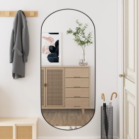 Espejo de pared vidrio ovalado 45x100 cm de , Espejos - Ref: Foro24-350458, Precio: 47,30 €, Descuento: %