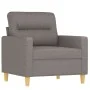 Taupe gray fabric armchair 60 cm by , Sofas - Ref: Foro24-359226, Price: 169,80 €, Discount: %
