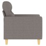 Taupe gray fabric armchair 60 cm by , Sofas - Ref: Foro24-359226, Price: 141,45 €, Discount: %