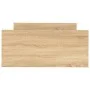 Estructura de cama madera de ingeniería roble Sonoma 90x200 cm de , Camas y somieres - Ref: Foro24-835927, Precio: 86,27 €, D...