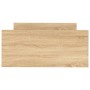 Sonoma oak engineered wood bed frame 90x200 cm by , Beds and slatted bases - Ref: Foro24-835927, Price: 90,65 €, Discount: %