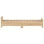 Estructura de cama madera de ingeniería roble Sonoma 90x200 cm de , Camas y somieres - Ref: Foro24-835927, Precio: 86,27 €, D...