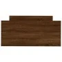 Bettgestell aus braunem Eichenholzwerkstoff, 90 x 200 cm von , Betten und Lattenroste - Ref: Foro24-835931, Preis: 76,92 €, R...