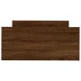 Estructura de cama madera de ingeniería roble marrón 90x200 cm de , Camas y somieres - Ref: Foro24-835931, Precio: 83,22 €, D...