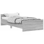 Estructura de cama madera de ingeniería gris Sonoma 90x190 cm de , Camas y somieres - Ref: Foro24-835944, Precio: 94,53 €, De...