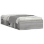 Estructura de cama gris Sonoma 90x200 cm de , Camas y somieres - Ref: Foro24-3203829, Precio: 111,01 €, Descuento: %