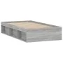 Sonoma gray bed frame 90x200 cm by , Beds and slatted bases - Ref: Foro24-3203829, Price: 110,65 €, Discount: %