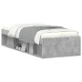 Concrete gray bed frame 75x190 cm by , Beds and slatted bases - Ref: Foro24-3203848, Price: 114,42 €, Discount: %