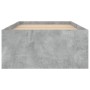 Concrete gray bed frame 75x190 cm by , Beds and slatted bases - Ref: Foro24-3203848, Price: 114,42 €, Discount: %