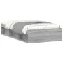 Sonoma gray bed frame 90x190 cm by , Beds and slatted bases - Ref: Foro24-3203843, Price: 107,48 €, Discount: %