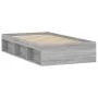 Sonoma gray bed frame 90x190 cm by , Beds and slatted bases - Ref: Foro24-3203843, Price: 107,48 €, Discount: %