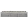 Sonoma gray bed frame 90x190 cm by , Beds and slatted bases - Ref: Foro24-3203843, Price: 107,48 €, Discount: %