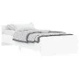 Estructura de cama madera de ingeniería blanca 90x200 cm de , Camas y somieres - Ref: Foro24-835925, Precio: 93,25 €, Descuen...