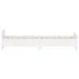 Estructura de cama madera de ingeniería blanca 90x200 cm de , Camas y somieres - Ref: Foro24-835925, Precio: 93,25 €, Descuen...