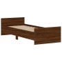 Bettgestell aus eichenbraunem Holzwerkstoff, 75 x 190 cm von , Betten und Lattenroste - Ref: Foro24-835952, Preis: 66,83 €, R...