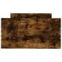 Estructura de cama madera de ingeniería roble ahumado 75x190 cm de , Camas y somieres - Ref: Foro24-835950, Precio: 78,21 €, ...