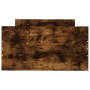 Smoked oak engineered wood bed frame 75x190 cm by , Beds and slatted bases - Ref: Foro24-835950, Price: 80,99 €, Discount: %