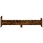 Estructura de cama madera de ingeniería roble ahumado 75x190 cm de , Camas y somieres - Ref: Foro24-835950, Precio: 83,72 €